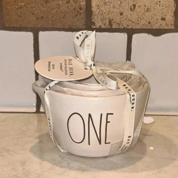 Rae Dunn Artisans Collection Handcrafted Ceramic Nesting Measuring Cups NWTS - Picture 3 of 9